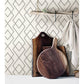 Blaze Grey Trellis Wallpaper