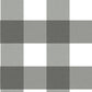 Amos Charcoal Gingham Wallpaper