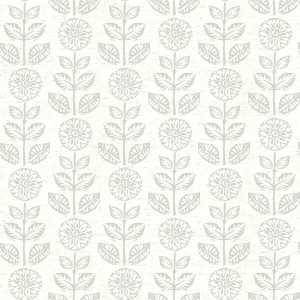 Light Grey Dolly Wallpaper