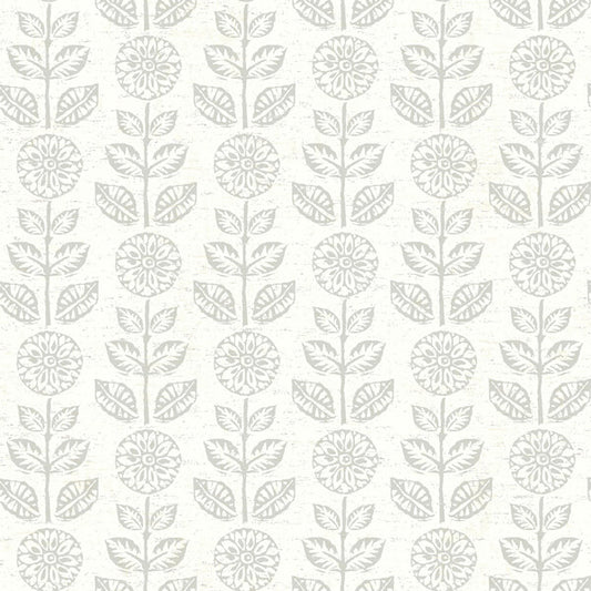 Light Grey Dolly Wallpaper
