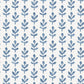 Whiskers Blue Leaf Wallpaper