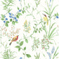 Imperial Garden Multicolor Botanical Wallpaper