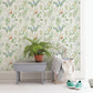 Imperial Garden Multicolor Botanical Wallpaper