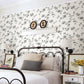 Cyrus Charcoal Festive Floral Wallpaper