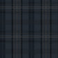 Austin Navy Plaid Wallpaper