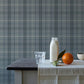 Austin Slate Plaid Wallpaper