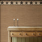 Ennis Charcoal Rustic Barn Star Wallpaper