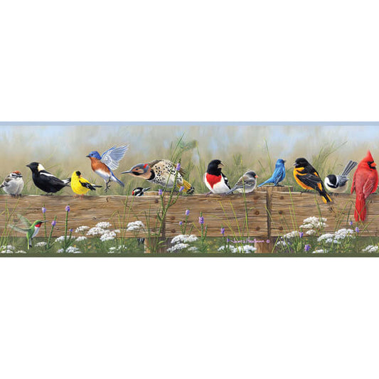 Flock Multicolor Menagerie Wallpaper