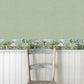 Ruby Light Blue Hummingbird Garden Wallpaper