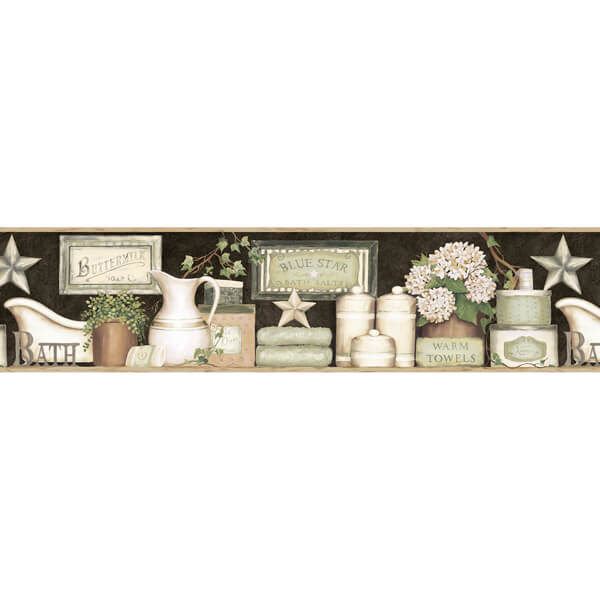 Martha Black Country Bath Wallpaper