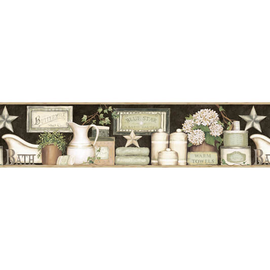 Martha Black Country Bath Wallpaper