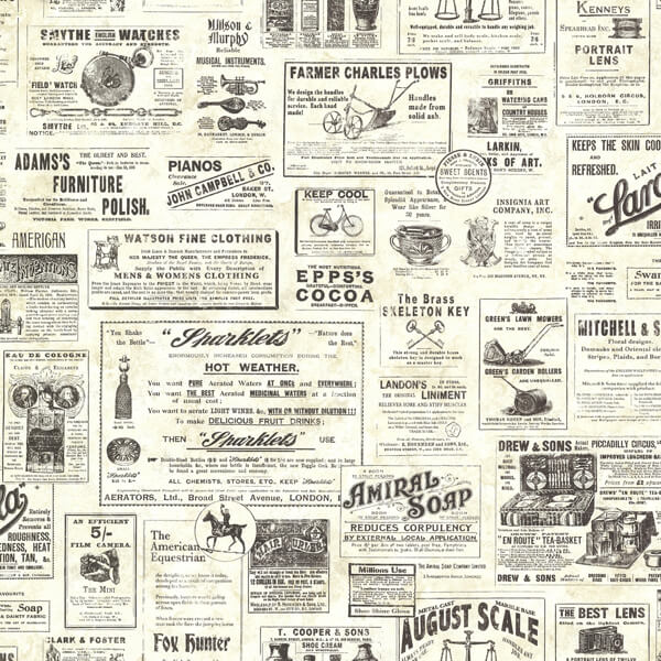 Adamstown Cream Newspaper Classifieds Wallpaper