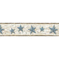 Blue Heritage Tin Star Wallpaper