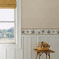 Blue Heritage Tin Star Wallpaper
