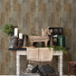 Chebacco Brown Wood Planks Wallpaper