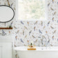 Birdsong Orange Trail Wallpaper