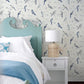 Birdsong Blue Trail Wallpaper