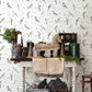 Birdsong Grey Trail Wallpaper