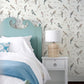 Birdsong Mauve Trail Wallpaper