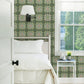 Maud Green Crochet Geometric Wallpaper