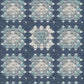Maud Blue Crochet Geometric Wallpaper