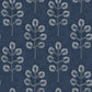 Plum Tree Dark Blue Botanical Wallpaper