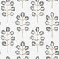 Plum Tree Black Botanical Wallpaper