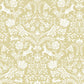 Forest Dance Honey Damask Wallpaper