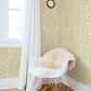 Forest Dance Honey Damask Wallpaper