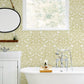 Forest Dance Honey Damask Wallpaper