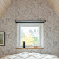 Pinnate Blush Leaves Wallpaper