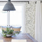 Pinnate Taupe Leaves Wallpaper