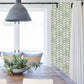 Fletching Green Geometric Wallpaper