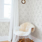 Fletching Grey Geometric Wallpaper