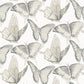 Janetta Grey Butterfly Wallpaper
