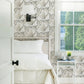 Janetta Grey Butterfly Wallpaper