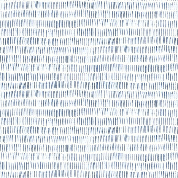 Pips Navy Watercolor Brushstrokes Wallpaper