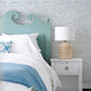 Pips Navy Watercolor Brushstrokes Wallpaper