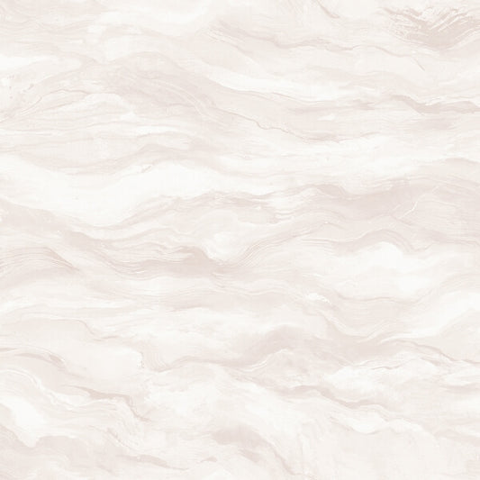 Cirrus Blush Wave Wallpaper