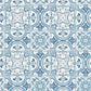 Concord Blue Medallion Wallpaper