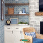 Concord Blue Medallion Wallpaper