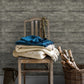 Cabin Charcoal Wood Planks Wallpaper