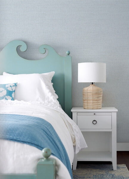 Solitude Light Blue Distressed Texture Wallpaper