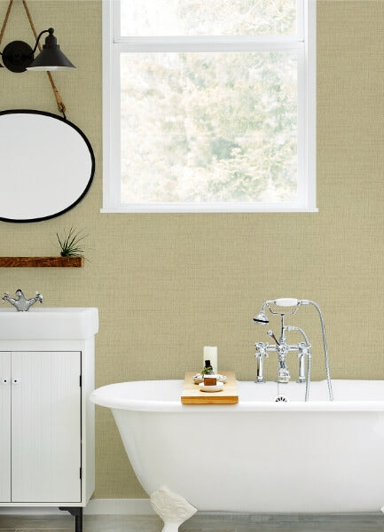 Solitude Honey Distressed Texture Wallpaper