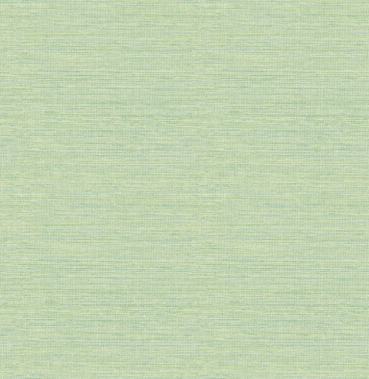 Agave Green Faux Grasscloth Wallpaper