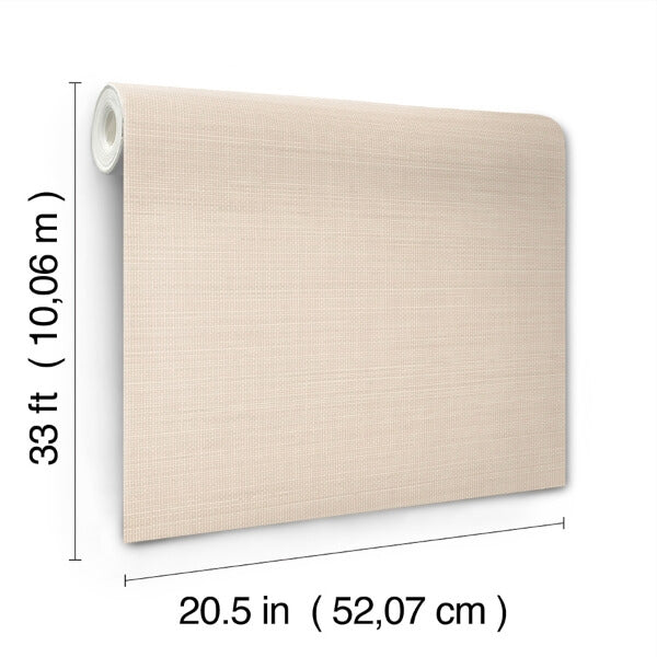 Spinnaker Peach Netting Wallpaper