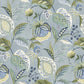 Bohemian Blue Jacobean Wallpaper