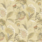 Bohemian Mustard Jacobean Wallpaper