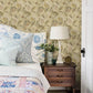 Bohemian Mustard Jacobean Wallpaper