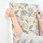 Bohemian Grey Jacobean Wallpaper